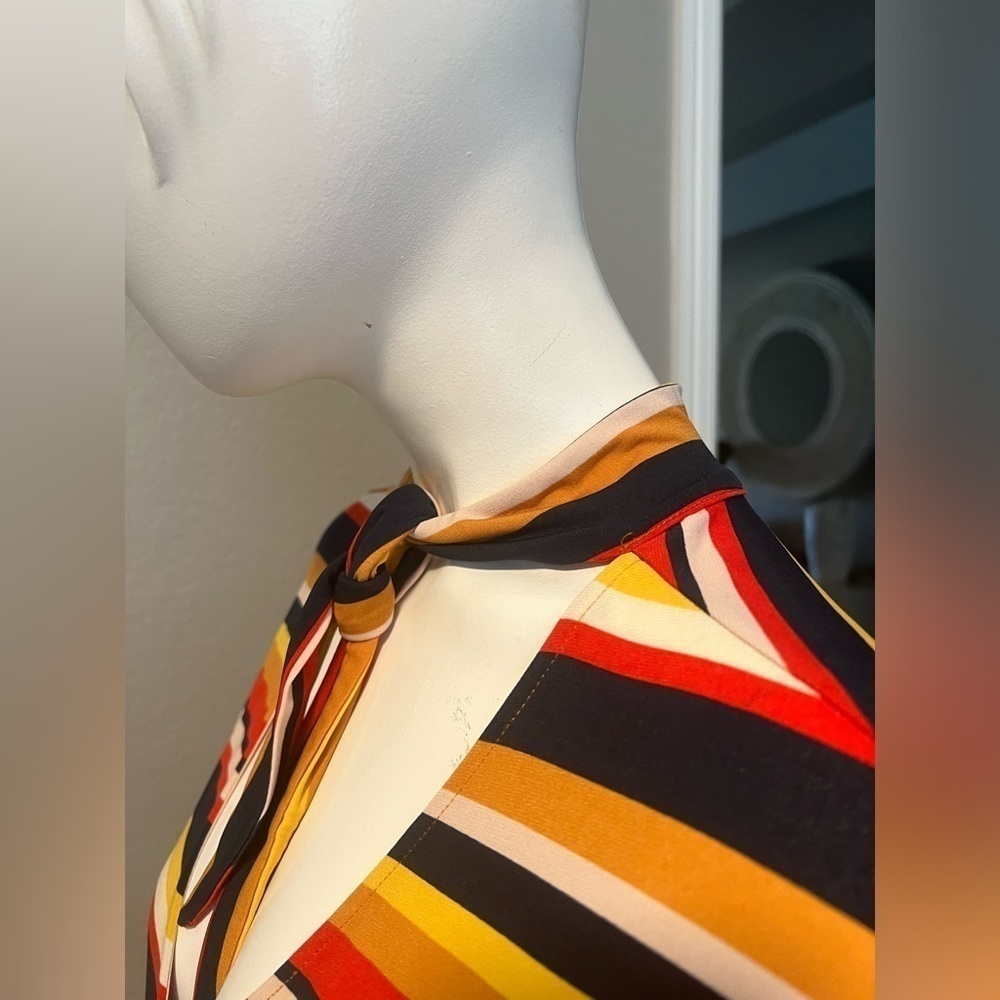 ELOQUII ELEMENTS Stripe Fit And Flare Dress size 20 - Picture 4 of 13